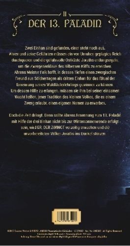 Buchcover und Innenansicht für das Buch: Die Ernennung: Der 13. Paladin Band II