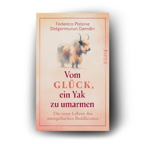 Buchcover und Innenansicht für das Buch: Il piccolo libro della felicità. Le nove lezioni del buddismo mongolo