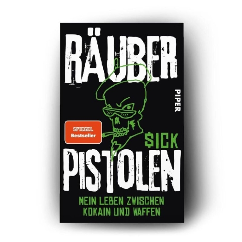 Buchcover und Innenansicht für das Buch: Räuberpistolen