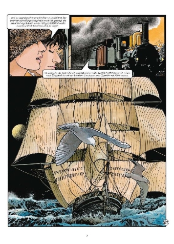 Buchcover und Innenansicht für das Buch: Reisende im Wind. Band 9