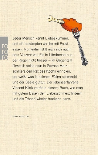 Buchcover und Innenansicht für das Buch: Meine Rezepte gegen Liebeskummer