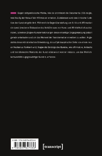 Buchcover und Innenansicht für das Buch: Kunst und Wirklichkeit heute