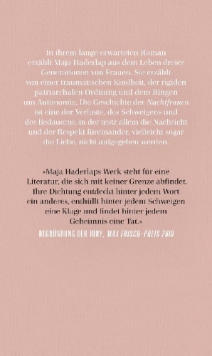 Buchcover und Innenansicht für das Buch: Nachtfrauen