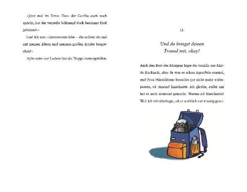 Buchcover und Innenansicht für das Buch: Super-Wilma - Das Monster unter Mattis Bett