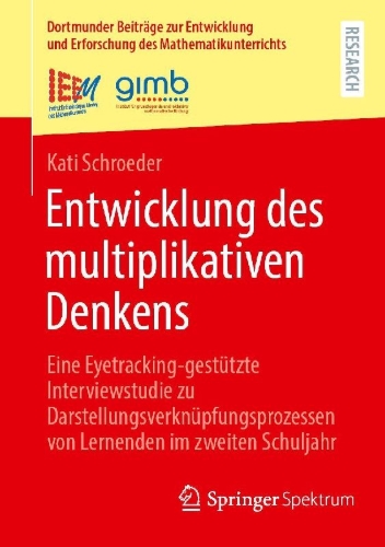 Buchcover und Innenansicht für das Buch: Entwicklung des multiplikativen Denkens