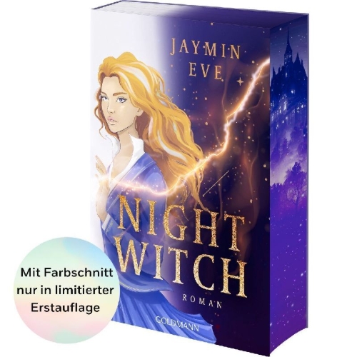 Buchcover und Innenansicht für das Buch: NIGHT WITCH (#2 WEATHERSTONE COLLEGE)