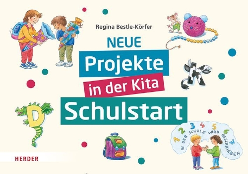 Buchcover und Innenansicht für das Buch: Neue Projekte in der Kita: Schulstart
