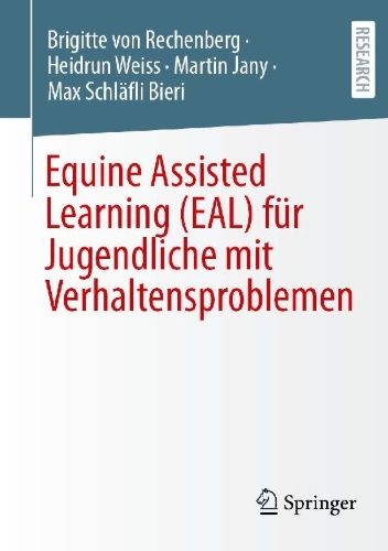 Buchcover und Innenansicht für das Buch: Equine Assisted Learning (EAL) für Jugendliche mit Verhaltensproblemen