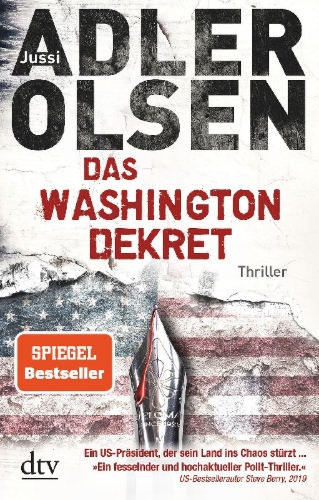 Buchcover und Innenansicht für das Buch: Washington dekretet