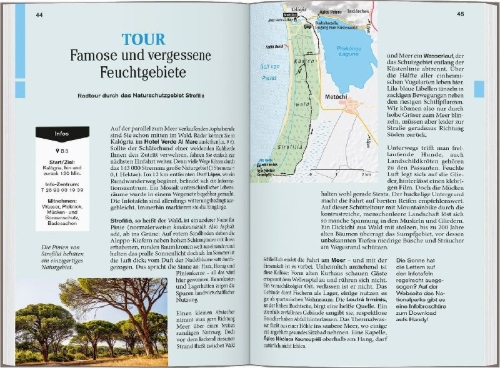Buchcover und Innenansicht für das Buch: DUMONT Reise-Taschenbuch Reiseführer Peloponnes