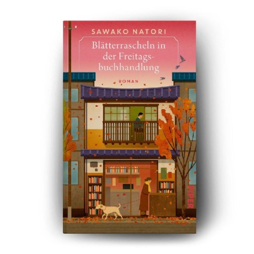 Buchcover und Innenansicht für das Buch: Blätterrascheln in der Freitagsbuchhandlung