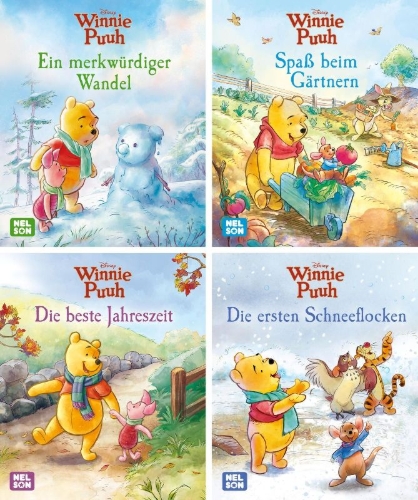 Buchcover und Innenansicht für das Buch: Nelson Mini-Bücher: 4er Disney Winnie Puuh 17-20