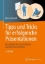 Buchcover und Innenansicht für das Buch: Tipps und Tricks für erfolgreiche Präsentationen