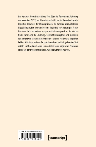 Buchcover und Innenansicht für das Buch: Schillers 'Ästhetische Briefe' als Literatur