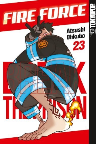Buchcover und Innenansicht für das Buch: Fire Force 23