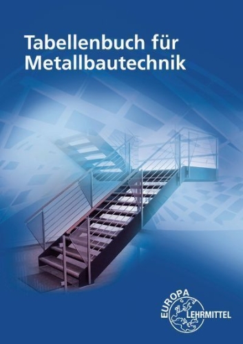 Buchcover und Innenansicht für das Buch: Tabellenbuch für Metallbautechnik