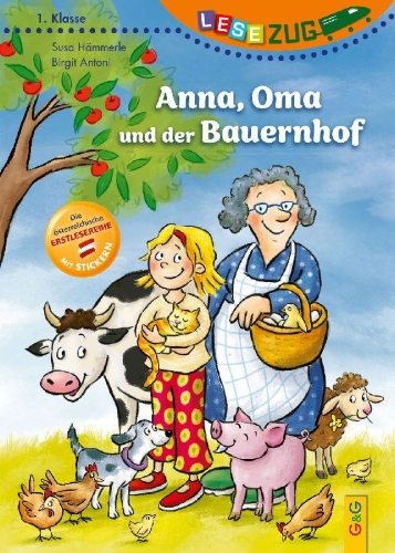 Buchcover und Innenansicht für das Buch: LESEZUG/1. Klasse: Anna, Oma und der Bauernhof
