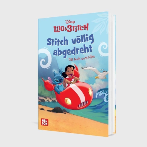 Buchcover und Innenansicht für das Buch: Disney Filmbuch zum Vorlesen: Stitch völlig abgedreht