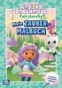 Buchcover und Innenansicht für das Buch: Gabby's Dollhouse: Mein Zaubermalbuch