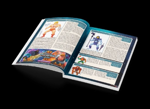 Buchcover und Innenansicht für das Buch: Masters of the Universe - Die Geschichte eines Mythos (Scene 42-Das Filmarchiv)