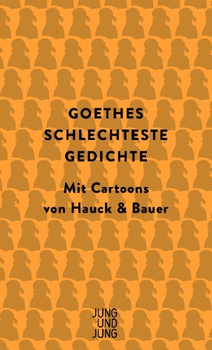 Buchcover und Innenansicht für das Buch: Goethes schlechteste Gedichte
