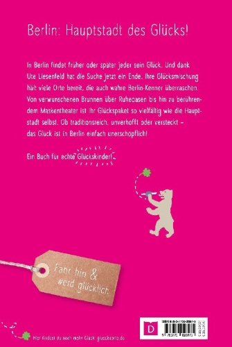 Buchcover und Innenansicht für das Buch: Glücksorte in Berlin