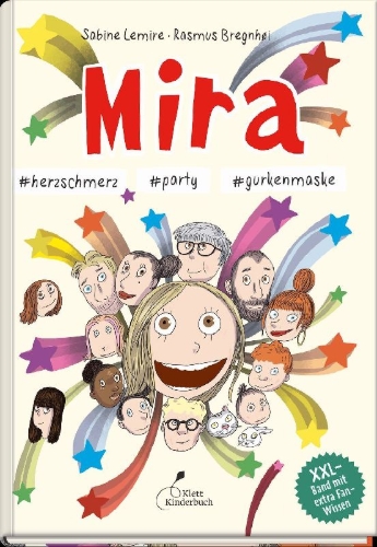 Buchcover und Innenansicht für das Buch: Mira #drama #snegleslim #fest