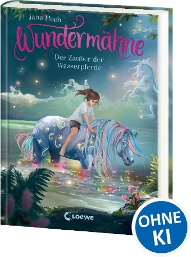 Buchcover und Innenansicht für das Buch: Wundermähne (Band 6) - Der Zauber der Wasserpferde