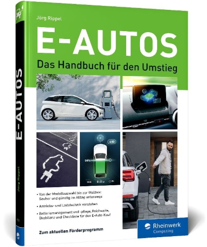 Buchcover und Innenansicht für das Buch: E-Autos
