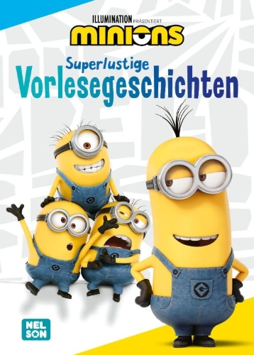 Buchcover und Innenansicht für das Buch: Minions: Superlustige Vorlesegeschichten