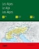 Buchcover und Innenansicht für das Buch: freytag & berndt Autoatlas Die Alpen 1:150.000