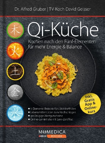 Buchcover und Innenansicht für das Buch: Qi-Küche