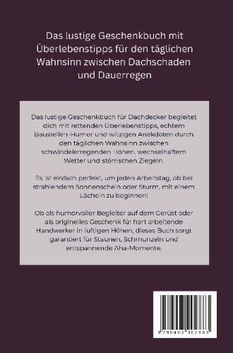 Buchcover und Innenansicht für das Buch: 101 Dinge, die nur echte Dachdecker verstehen