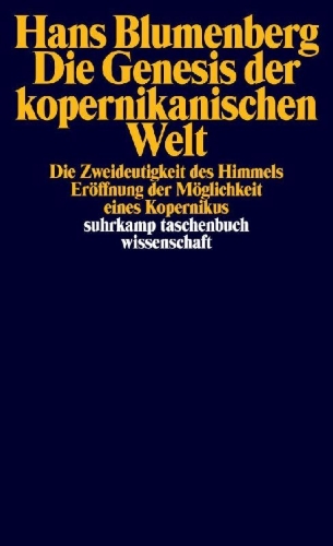 Buchcover und Innenansicht für das Buch: Die Genesis der kopernikanischen Welt
