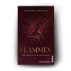 Buchcover und Innenansicht für das Buch: Flammen - The Secrets of Dracon Rock