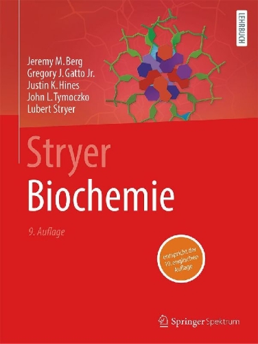 Buchcover und Innenansicht für das Buch: Stryer Biochemie