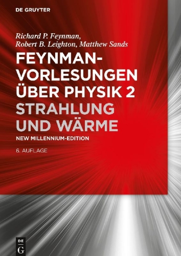 Buchcover und Innenansicht für das Buch: Feynman-Vorlesungen über Physik, Band 2, Strahlung und Wärme