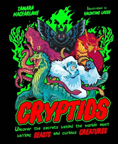 Buchcover und Innenansicht für das Buch: Cryptids