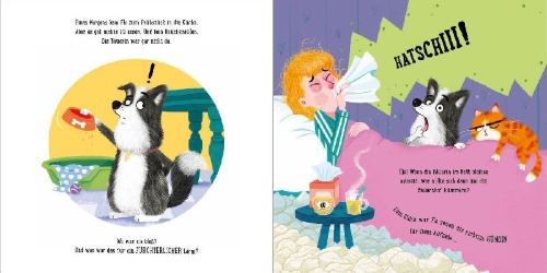 Buchcover und Innenansicht für das Buch: Oh no, Flo!