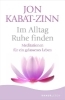 Buchcover und Innenansicht für das Buch: Im Alltag Ruhe finden
