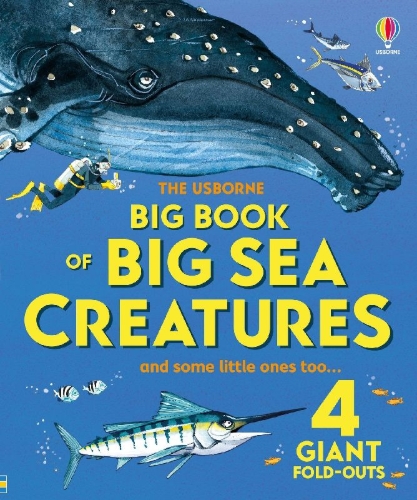 Buchcover und Innenansicht für das Buch: Big Book of Big Sea Creatures
