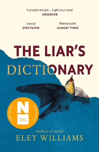 Buchcover und Innenansicht für das Buch: The Liar's Dictionary