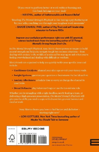 Buchcover und Innenansicht für das Buch: The Mental Strength Playbook