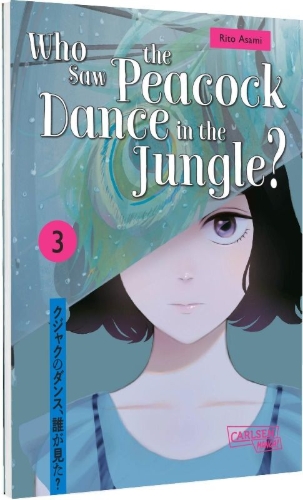 Buchcover und Innenansicht für das Buch: Kujaku no Dance, Dare ga Mita?
