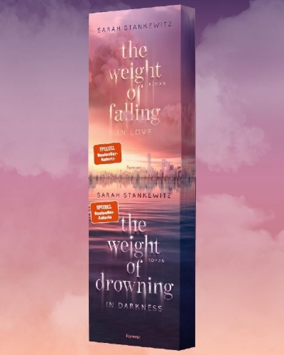 Buchcover und Innenansicht für das Buch: The Weight of Falling (in Love)
