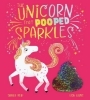 Buchcover und Innenansicht für das Buch: The Unicorn That Pooped Sparkles