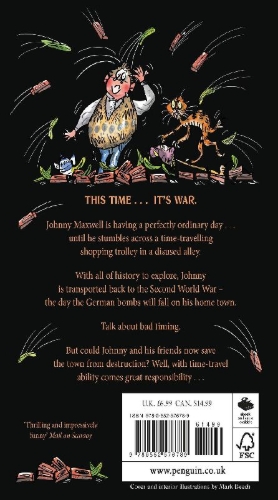 Buchcover und Innenansicht für das Buch: Johnny and the Bomb