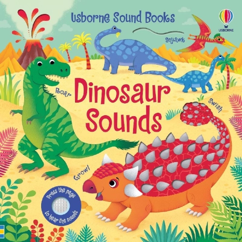 Buchcover und Innenansicht für das Buch: Dinosaur Sounds