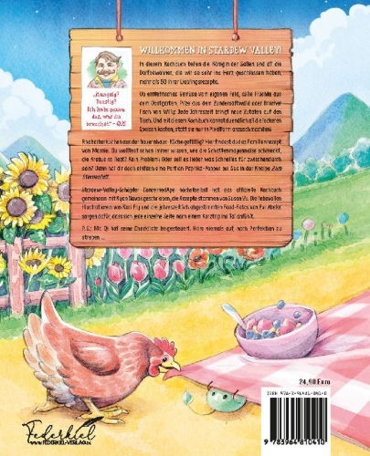 Buchcover und Innenansicht für das Buch: Stardew Valley - Das offizielle Kochbuch