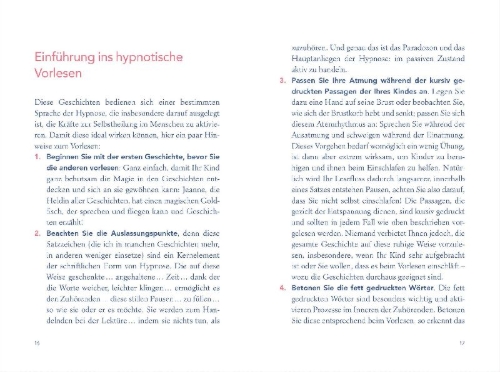 Buchcover und Innenansicht für das Buch: Les histoires magiques du soir